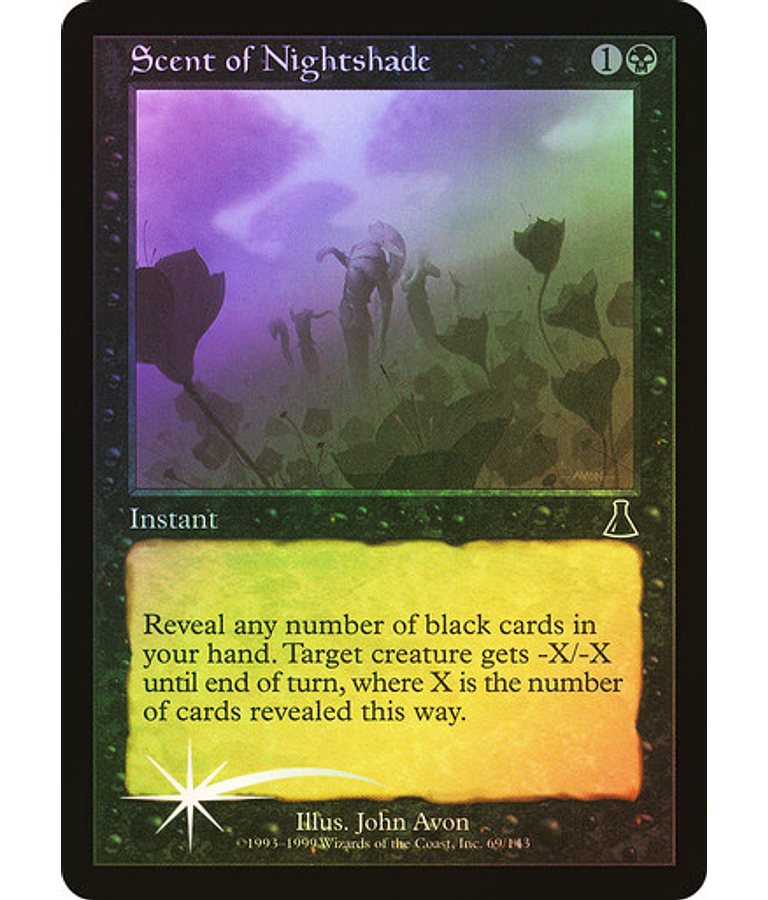Scent of Nightshade - Urza's Destiny Foil (español)