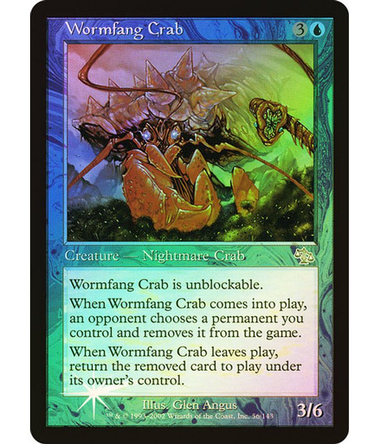 Wormfang Crab - Judgment Foil (español)
