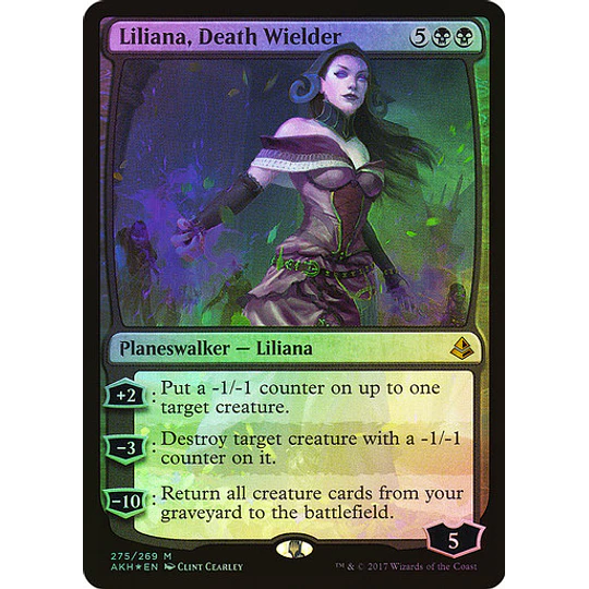 Liliana, Death Wielder (Foil - Planeswalker Deck) - Amonkhet (español)