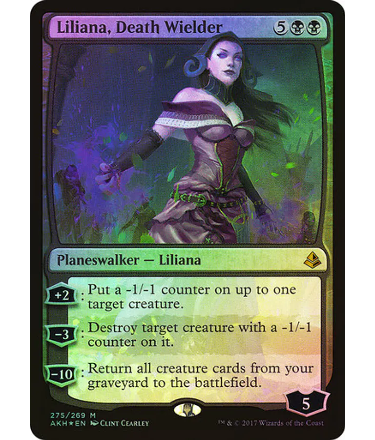 Liliana, Death Wielder (Foil - Planeswalker Deck) - Amonkhet (español)