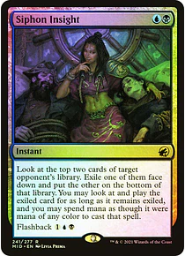 Siphon Insight - Innistrad: Midnight Hunt Foil (ingles)