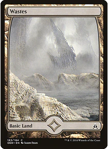 Wastes (183 A - Full Art) - Oath of the Gatewatch (inglés)