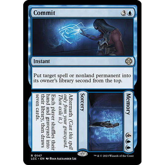 Commit // Memory - The Lost Caverns of Ixalan Commander Decks (inglés)