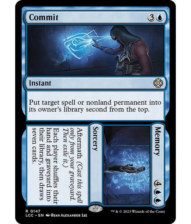 Commit // Memory - The Lost Caverns of Ixalan Commander Decks (inglés)