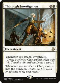 Thorough Investigation - Adventures in the Forgotten Realms Commander Decks (inglés)