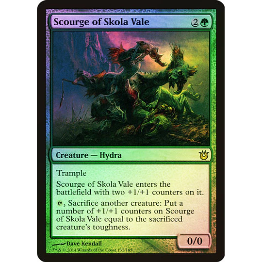 Scourge of Skola Vale - Born of the Gods Foil (español)