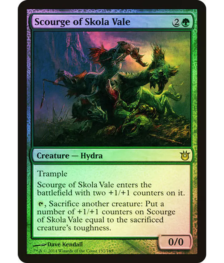 Scourge of Skola Vale - Born of the Gods Foil (español)