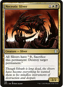 Necrotic Sliver - Adventures in the Forgotten Realms Commander Decks (inglés)
