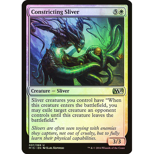 Constricting Sliver - 2015 Core Set Foil (español)