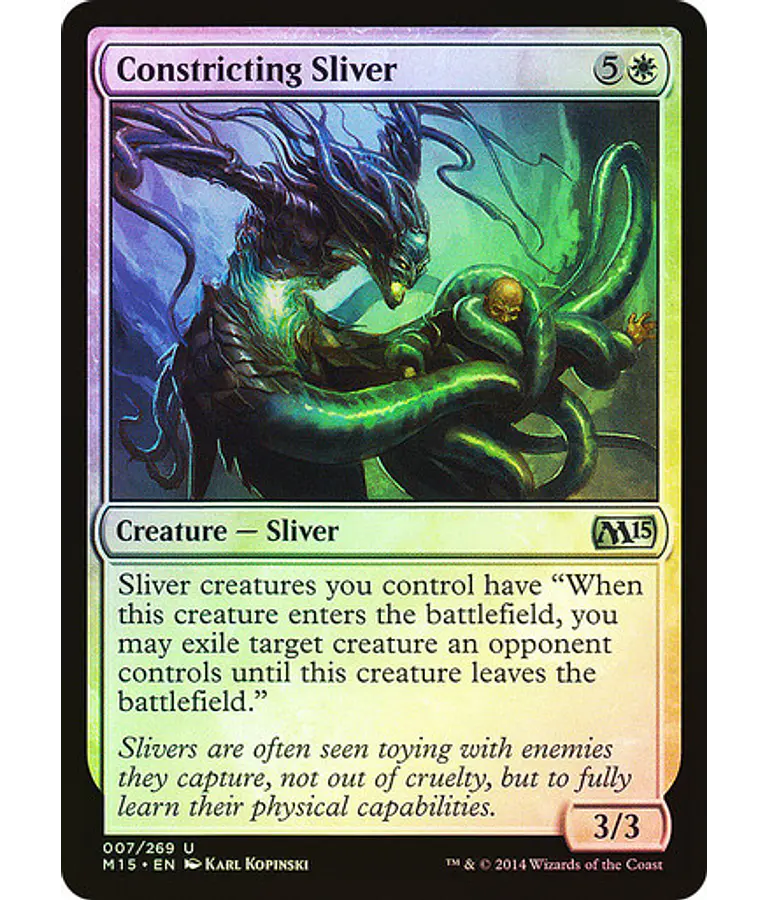 Constricting Sliver - 2015 Core Set Foil (español)