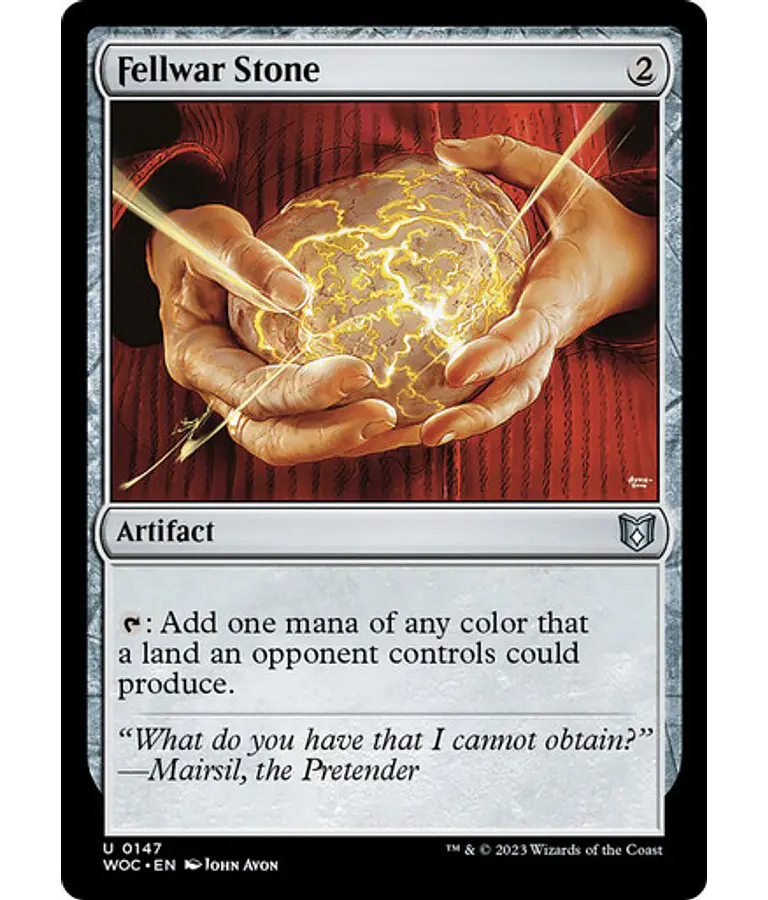 Fellwar Stone - Wilds of Eldraine Commander Decks (español)