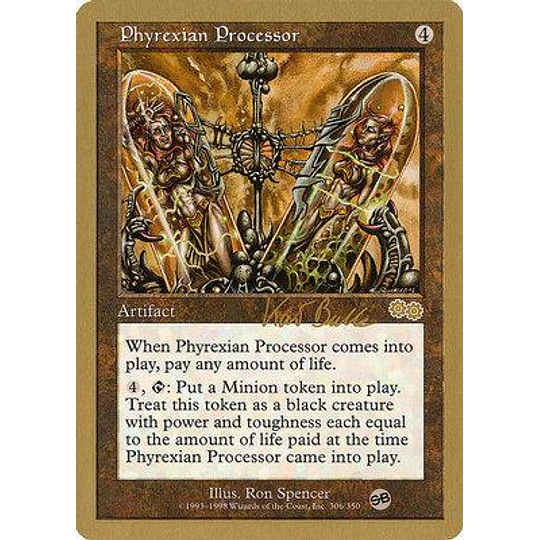 Phyrexian Processor (Tokyo 1999 (Kai Budde - Sideboard) - World Championships (inglés)