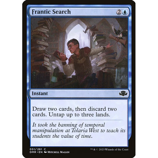 Frantic Search - Dominaria Remastered (español)
