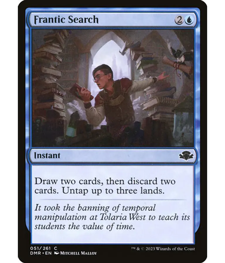 Frantic Search - Dominaria Remastered (español)