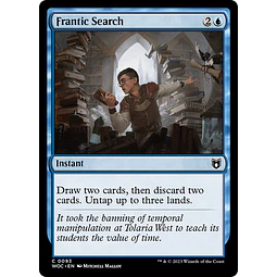 Frantic Search - Wilds of Eldraine Commander Decks (español)