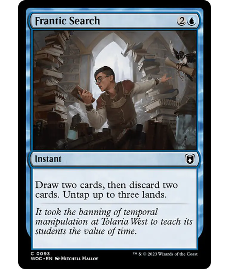 Frantic Search - Wilds of Eldraine Commander Decks (español)