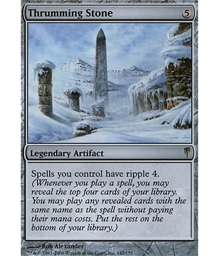 Thrumming Stone - Coldsnap (español)