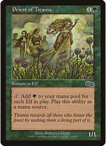 Priest of Titania - Urza's Saga (inglés)