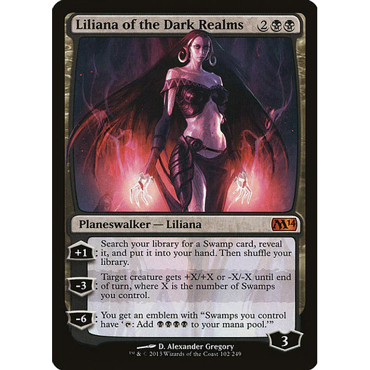 Liliana of the Dark Realms - 2013 Core Set (japonés)