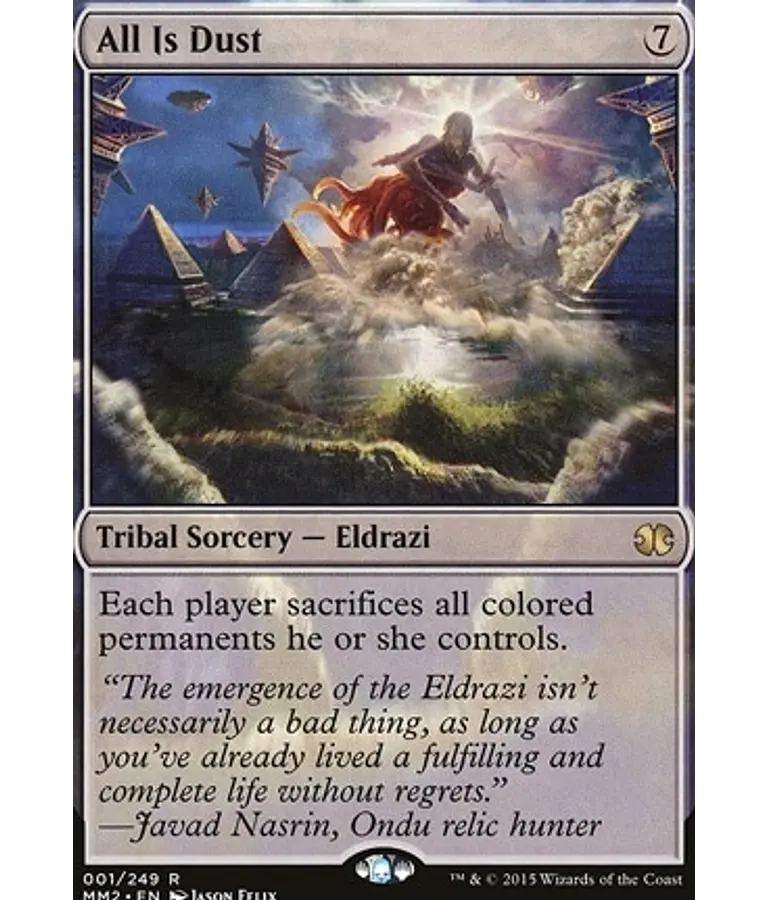 All Is Dust - Modern Masters 2015 (inglés)