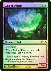 Wall of Omens (FNM Foil) - Promotional (inglés)