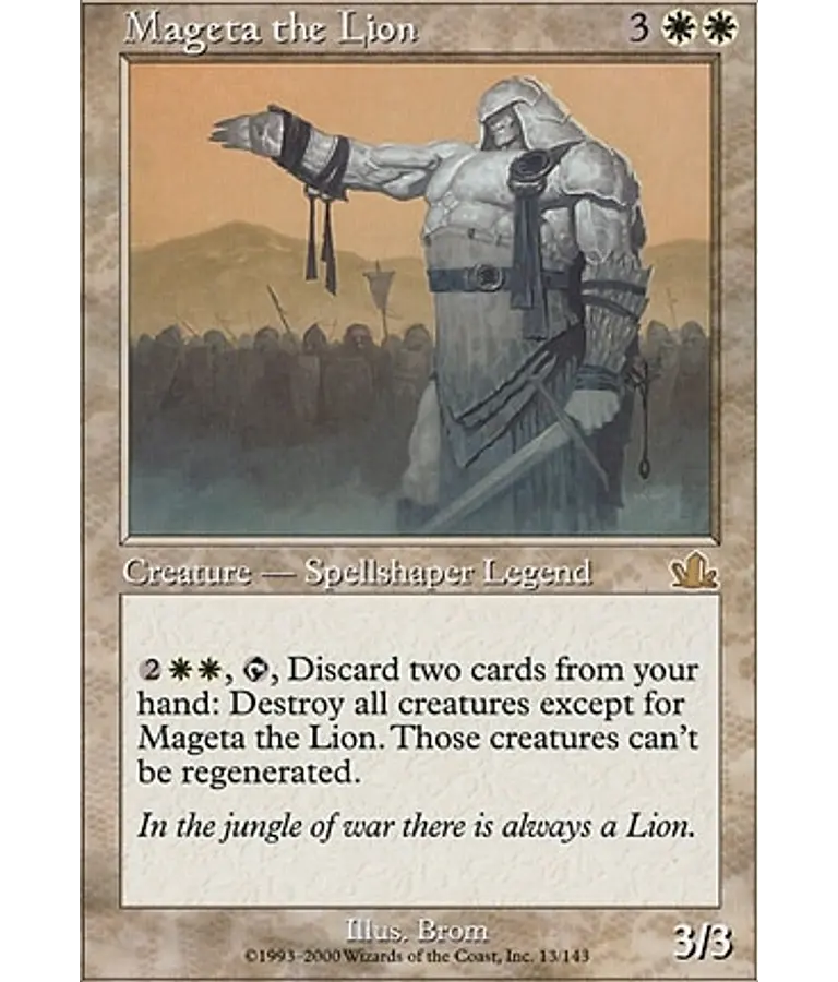 Mageta the Lion - Prophecy (inglés)