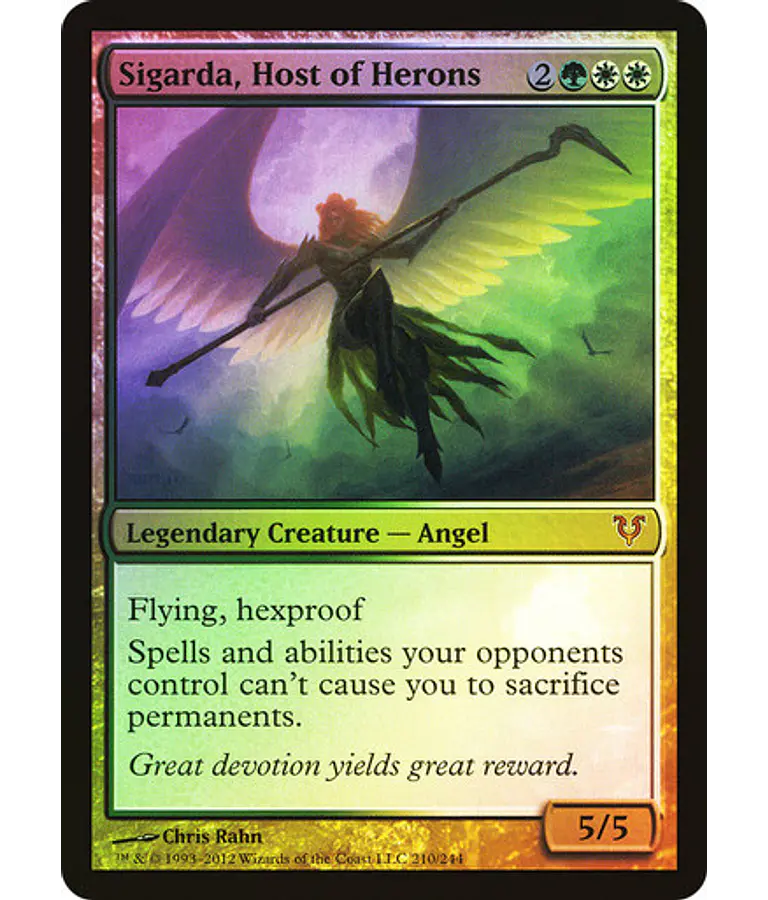 Sigarda, Host of Herons - Avacyn Restored Foil (español)