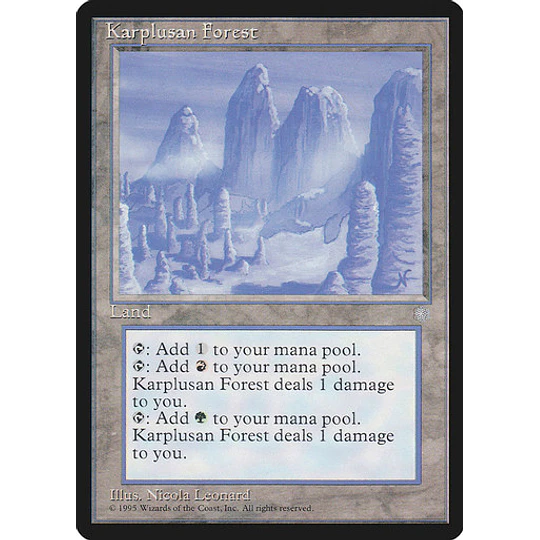 Karplusan Forest - Ice Age (inglés)