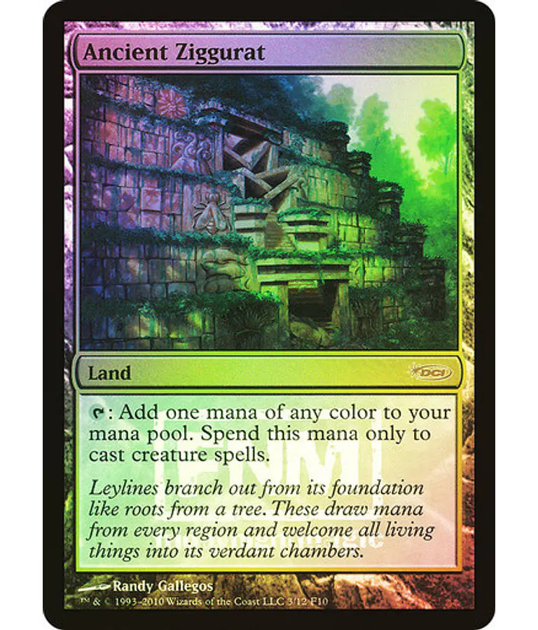 Ancient Ziggurat (FNM Foil) - Promotional (inglés)