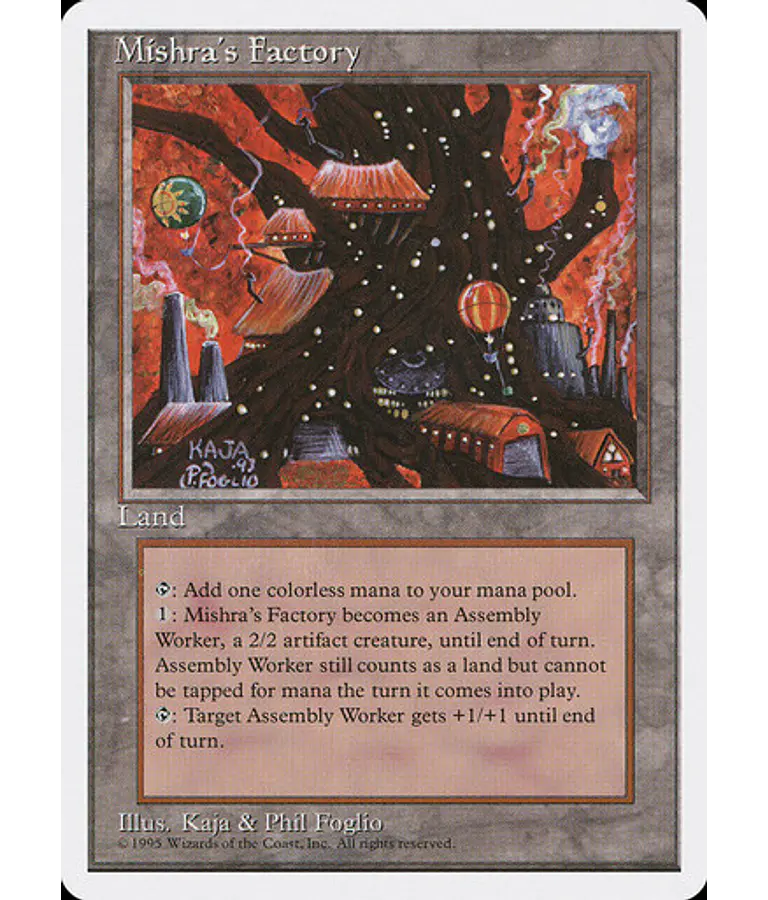Mishra's Factory - 4th Edition (inglés)