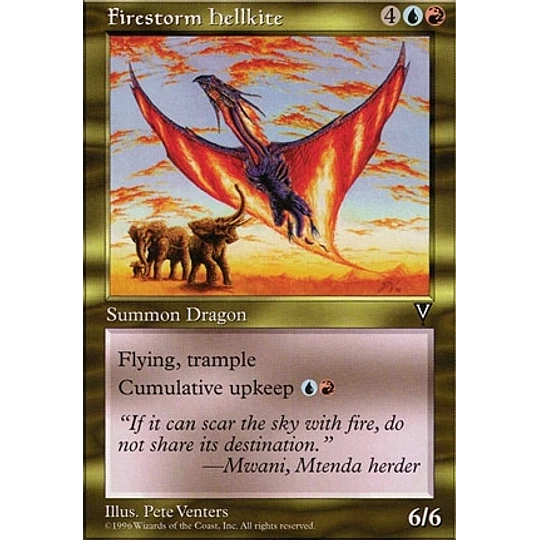 Firestorm Hellkite - Visions (español)