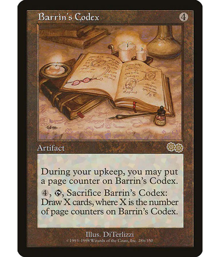 Barrin's Codex - Urza's Saga (español)