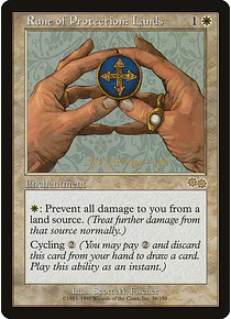 Rune of Protection: Lands - Urza's Saga (inglés)
