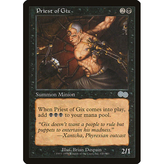 Priest of Gix - Urza's Saga (inglés)