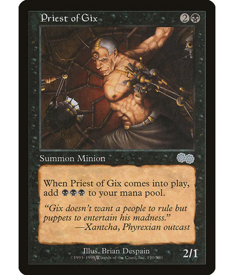 Priest of Gix - Urza's Saga (inglés)