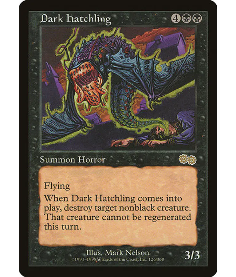 Dark Hatchling - Urza's Saga (español)