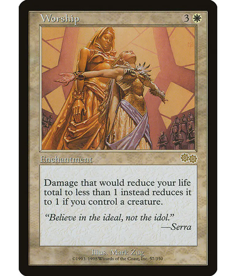 Worship - Urza's Saga (japonés)