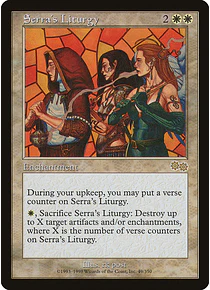 Serra's Liturgy - Urza's Saga (español)