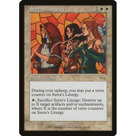Serra's Liturgy - Urza's Saga (español)