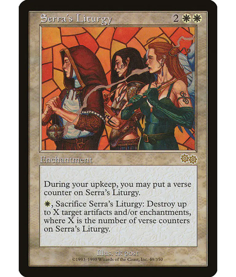 Serra's Liturgy - Urza's Saga (español)
