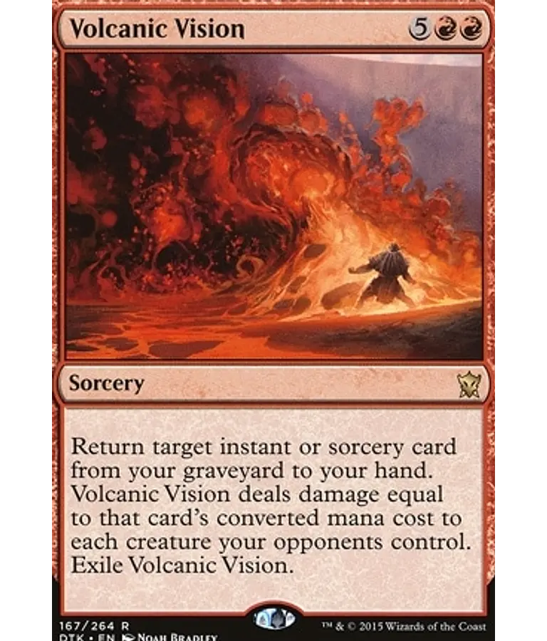 Volcanic Vision - Dragons of Tarkir (inglés)