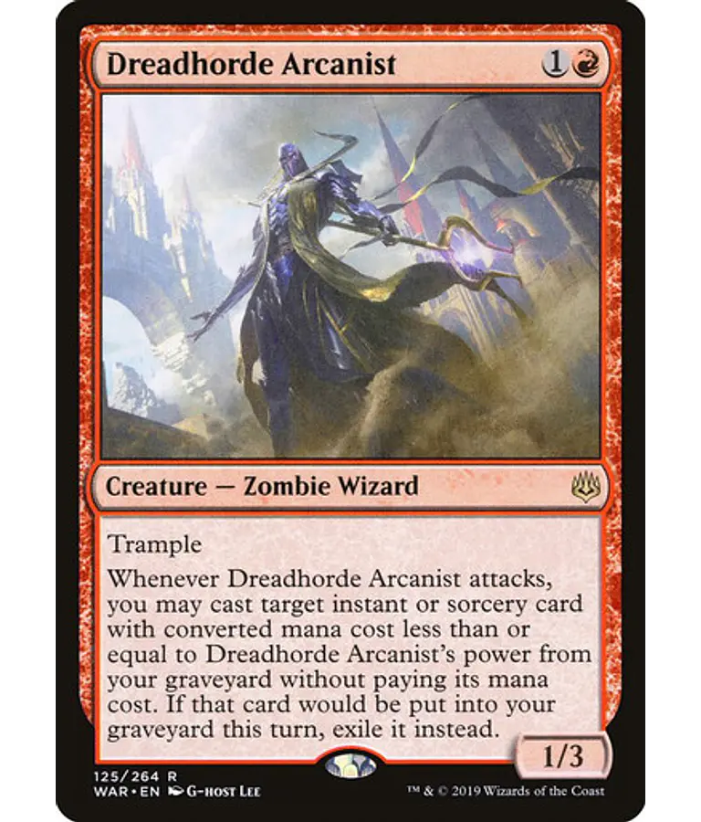 Dreadhorde Arcanist - War of the Spark (español)