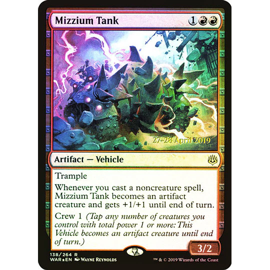 Mizzium Tank (Prerelease Foil) - Promotional (español)
