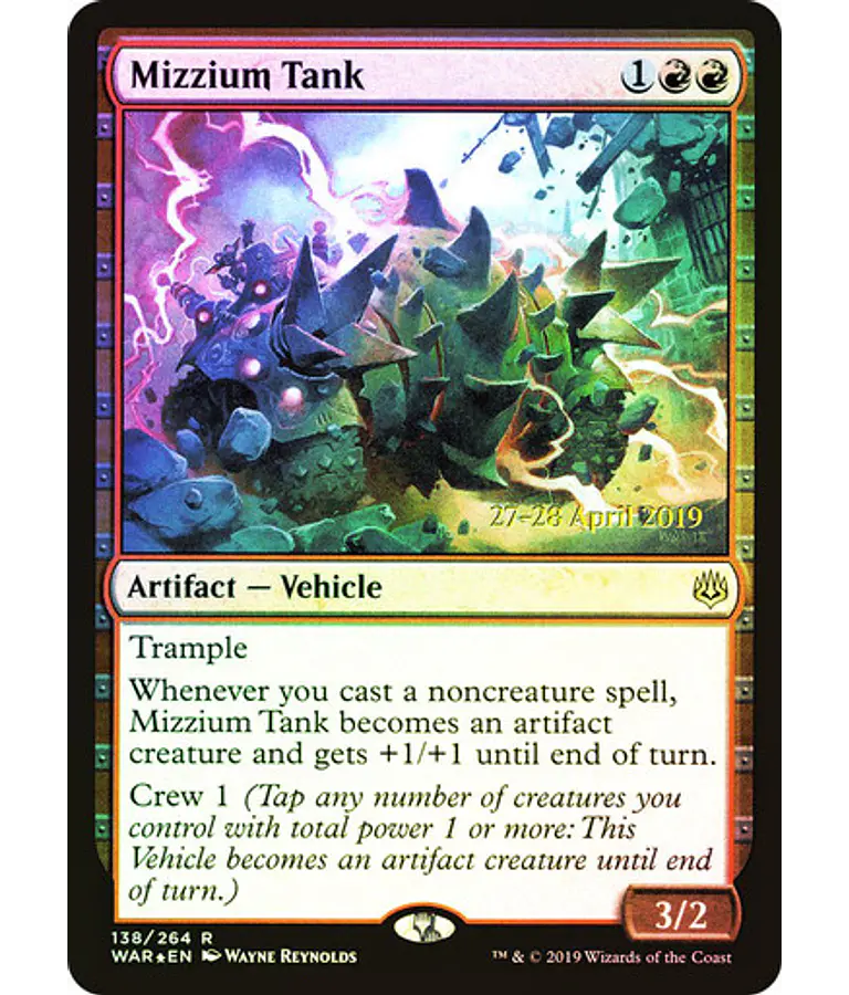 Mizzium Tank (Prerelease Foil) - Promotional (español)
