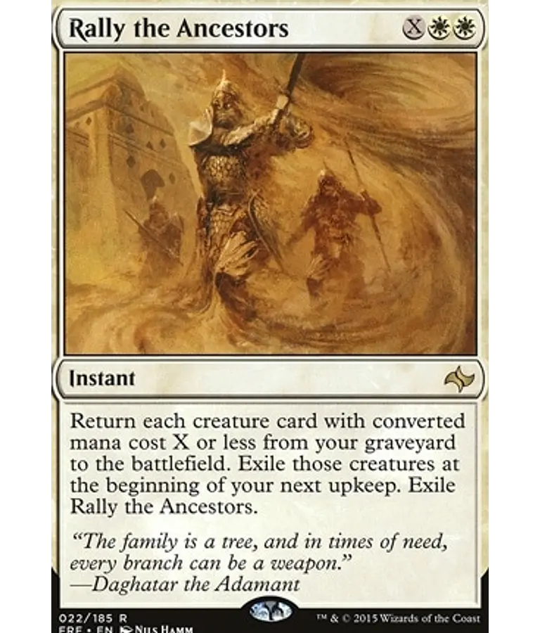 Rally the Ancestors - Fate Reforged (español)