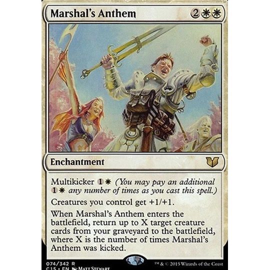 Marshal's Anthem - Commander 2015 (español)