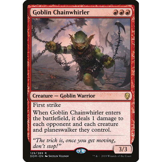 Goblin Chainwhirler - Dominaria (español)