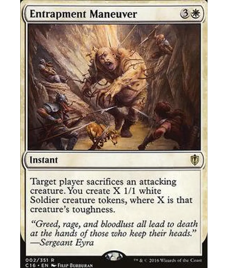 Entrapment Maneuver - Commander 2016 (español)