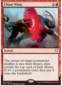 Chaos Warp - Commander 2018 (español)
