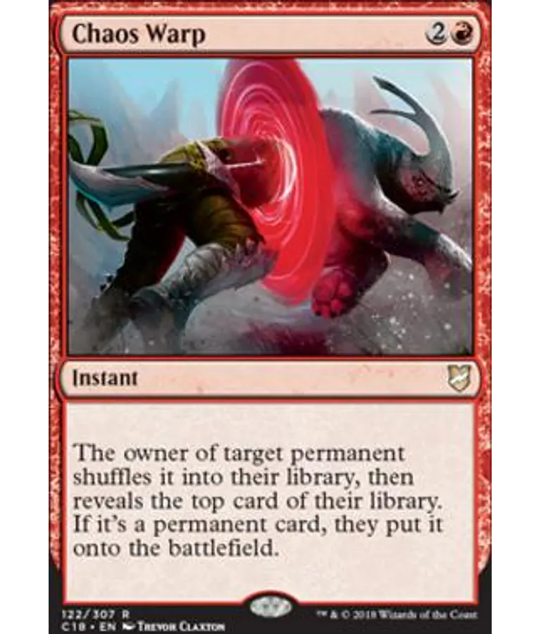 Chaos Warp - Commander 2018 (español)